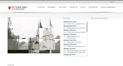 Desktop Screenshot of kirken-hurum.no